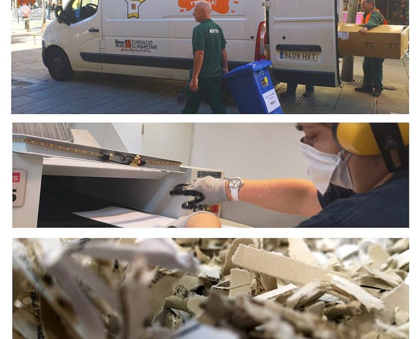 Destrucció certificada de documents confidencials Recollida i destrucció oficial de documents i arxius