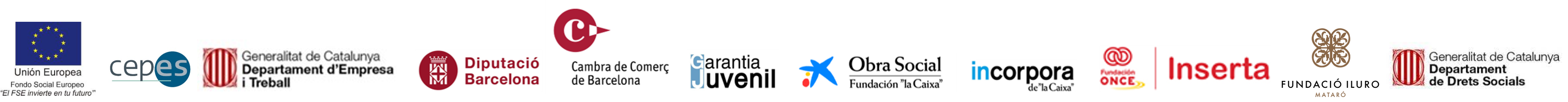 logotips entitats col·laboradores sefi